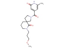 7-(3-methoxypropyl)-2-[(6-methyl-2-oxo-1,2-dihydropyridin-4-yl)carbonyl]-2,7-diazaspiro[4.5]decan-6-one
