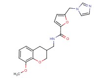 5-(1H-imidazol-1-ylmethyl)-N-[(8-methoxy-3,4-dihydro-2H-chromen-3-yl)methyl]-2-furamide
