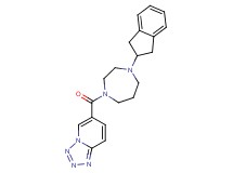 6-{[4-(2,3-dihydro-1H-inden-2-yl)-1,4-diazepan-1-yl]carbonyl}tetrazolo[1,5-a]pyridine