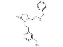 5-[2-(benzylamino)ethyl]-1-[2-(3-methoxyphenyl)ethyl]-2-pyrrolidinone