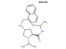 (4R)-N,1-diisopropyl-4-[(1-naphthylmethyl)amino]-L-prolinamide