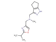 1-(2-isopropyl-1,3-oxazol-4-yl)-N-methyl-N-(1,4,5,6-tetrahydrocyclopenta[c]pyrazol-3-ylmethyl)methanamine