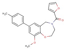 4-(2-furoyl)-9-methoxy-7-(4-methylphenyl)-2,3,4,5-tetrahydro-1,4-benzoxazepine