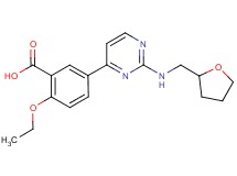 2-ethoxy-5-{2-[(tetrahydrofuran-2-ylmethyl)amino]pyrimidin-4-yl}benzoic acid