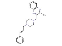2-methyl-3-({4-[(2E)-3-phenylprop-2-en-1-yl]piperazin-1-yl}methyl)quinoxaline