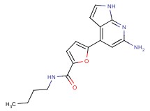 5-(6-amino-1H-pyrrolo[2,3-b]pyridin-4-yl)-N-butyl-2-furamide