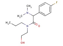 2-(dimethylamino)-2-(4-fluorophenyl)-N-(2-hydroxyethyl)-N-propylacetamide