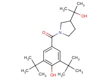 2,6-di-tert-butyl-4-{[3-(1-hydroxy-1-methylethyl)pyrrolidin-1-yl]carbonyl}phenol