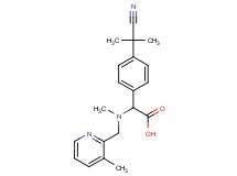 [4-(1-cyano-1-methylethyl)phenyl]{methyl[(3-methylpyridin-2-yl)methyl]amino}acetic acid