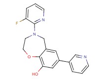 4-(3-fluoropyridin-2-yl)-7-pyridin-3-yl-2,3,4,5-tetrahydro-1,4-benzoxazepin-9-ol