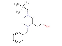 2-[1-benzyl-4-(2,2-dimethylpropyl)-2-piperazinyl]ethanol
