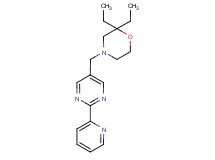 2,2-diethyl-4-[(2-pyridin-2-ylpyrimidin-5-yl)methyl]morpholine
