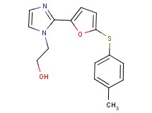 2-(2-{5-[(4-methylphenyl)thio]-2-furyl}-1H-imidazol-1-yl)ethanol