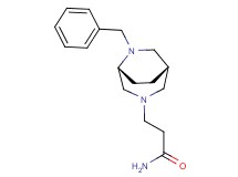 3-[(1S*,5R*)-6-benzyl-3,6-diazabicyclo[3.2.2]non-3-yl]propanamide