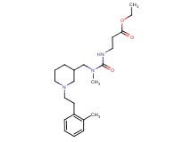 ethyl N-{[methyl({1-[2-(2-methylphenyl)ethyl]-3-piperidinyl}methyl)amino]carbonyl}-beta-alaninate