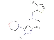 1-(1,3-dimethyl-5-morpholin-4-yl-1H-pyrazol-4-yl)-N-methyl-N-[(3-methyl-2-thienyl)methyl]methanamine