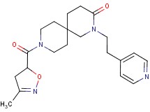 9-[(3-methyl-4,5-dihydroisoxazol-5-yl)carbonyl]-2-(2-pyridin-4-ylethyl)-2,9-diazaspiro[5.5]undecan-3-one