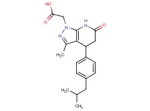[4-(4-isobutylphenyl)-3-methyl-6-oxo-4,5,6,7-tetrahydro-1H-pyrazolo[3,4-b]pyridin-1-yl]acetic acid