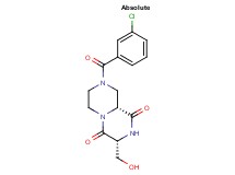 (3R,9aR)-8-(3-chlorobenzoyl)-3-(hydroxymethyl)tetrahydro-2H-pyrazino[1,2-a]pyrazine-1,4(3H,6H)-dione