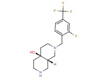 rel-(4aS,8aS)-2-[2-fluoro-4-(trifluoromethyl)benzyl]octahydro-2,7-naphthyridin-4a(2H)-ol dihydrochloride