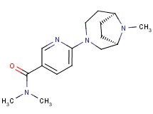 N,N-dimethyl-6-[(1R*,6S*)-9-methyl-3,9-diazabicyclo[4.2.1]non-3-yl]nicotinamide