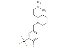 (2-{1-[4-fluoro-3-(trifluoromethyl)benzyl]-2-piperidinyl}ethyl)dimethylamine