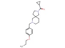 2-(cyclopropylcarbonyl)-7-(4-propoxybenzyl)-2,7-diazaspiro[4.5]decane