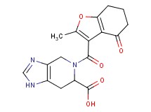 5-[(2-methyl-4-oxo-4,5,6,7-tetrahydro-1-benzofuran-3-yl)carbonyl]-4,5,6,7-tetrahydro-1H-imidazo[4,5-c]pyridine-6-carboxylic acid