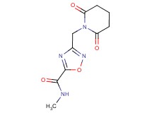3-[(2,6-dioxopiperidin-1-yl)methyl]-N-methyl-1,2,4-oxadiazole-5-carboxamide