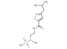 3-isobutyl-N-{2-[methyl(methylsulfonyl)amino]ethyl}-5-isoxazolecarboxamide