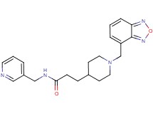 3-[1-(2,1,3-benzoxadiazol-4-ylmethyl)piperidin-4-yl]-N-(pyridin-3-ylmethyl)propanamide
