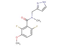 2,6-difluoro-3-methoxy-N-methyl-N-(1H-pyrazol-3-ylmethyl)benzamide