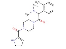 N,N-dimethyl-1-(2-methylphenyl)-2-oxo-2-[4-(1H-pyrrol-2-ylcarbonyl)-1-piperazinyl]ethanamine