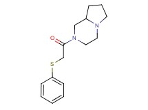 2-[(phenylthio)acetyl]octahydropyrrolo[1,2-a]pyrazine