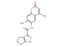 N-(4,7-dimethyl-2-oxo-2H-chromen-6-yl)-1,4,5,6-tetrahydrocyclopenta[c]pyrazole-3-carboxamide