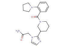 2-{2-[1-(2-pyrrolidin-1-ylbenzoyl)piperidin-3-yl]-1H-imidazol-1-yl}acetamide