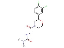 N'-{2-[2-(3,4-dichlorophenyl)morpholin-4-yl]-2-oxoethyl}-N,N-dimethylurea