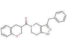 3-benzyl-5-(3,4-dihydro-2H-chromen-3-ylcarbonyl)-4,5,6,7-tetrahydro-1H-pyrazolo[4,3-c]pyridine