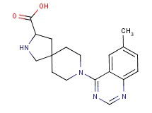 8-(6-methyl-4-quinazolinyl)-2,8-diazaspiro[4.5]decane-3-carboxylic acid
