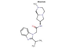 2-(2-isopropyl-1H-benzimidazol-1-yl)-N-[(7S,8aS)-2-methyloctahydropyrrolo[1,2-a]pyrazin-7-yl]acetamide