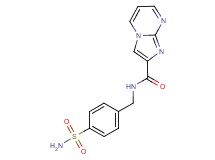 N-[4-(aminosulfonyl)benzyl]imidazo[1,2-a]pyrimidine-2-carboxamide