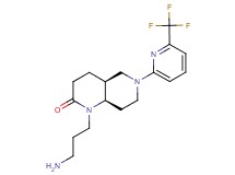 rel-(4aS,8aR)-1-(3-aminopropyl)-6-[6-(trifluoromethyl)-2-pyridinyl]octahydro-1,6-naphthyridin-2(1H)-one hydrochloride