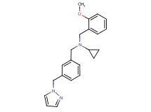 N-(2-methoxybenzyl)-N-[3-(1H-pyrazol-1-ylmethyl)benzyl]cyclopropanamine