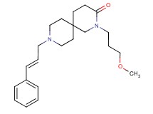 2-(3-methoxypropyl)-9-[(2E)-3-phenylprop-2-en-1-yl]-2,9-diazaspiro[5.5]undecan-3-one