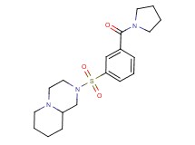 2-{[3-(pyrrolidin-1-ylcarbonyl)phenyl]sulfonyl}octahydro-2H-pyrido[1,2-a]pyrazine