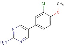 5-(3-chloro-4-methoxyphenyl)pyrimidin-2-amine