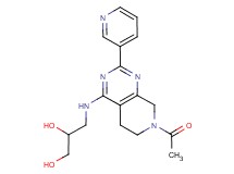 3-{[7-acetyl-2-(3-pyridinyl)-5,6,7,8-tetrahydropyrido[3,4-d]pyrimidin-4-yl]amino}-1,2-propanediol