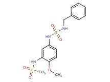 N-(5-{[(benzylamino)sulfonyl]amino}-2-methoxyphenyl)methanesulfonamide