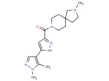 8-[(1',5'-dimethyl-1'H,2H-3,4'-bipyrazol-5-yl)carbonyl]-2-methyl-2,8-diazaspiro[4.5]decane