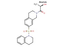 (2R)-1-[7-(3,4-dihydroquinolin-1(2H)-ylsulfonyl)-3,4-dihydroisoquinolin-2(1H)-yl]-1-oxopropan-2-ol